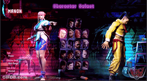 Ryu And Milordy7 Fighting In Video Game GIF