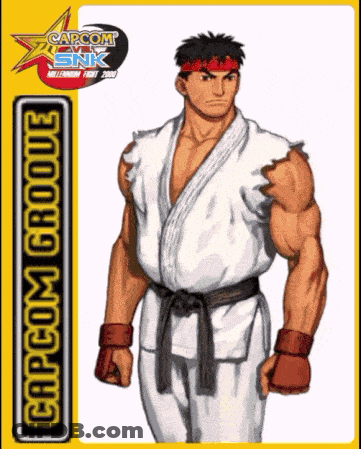 Ryu From Capcom SNK GIF