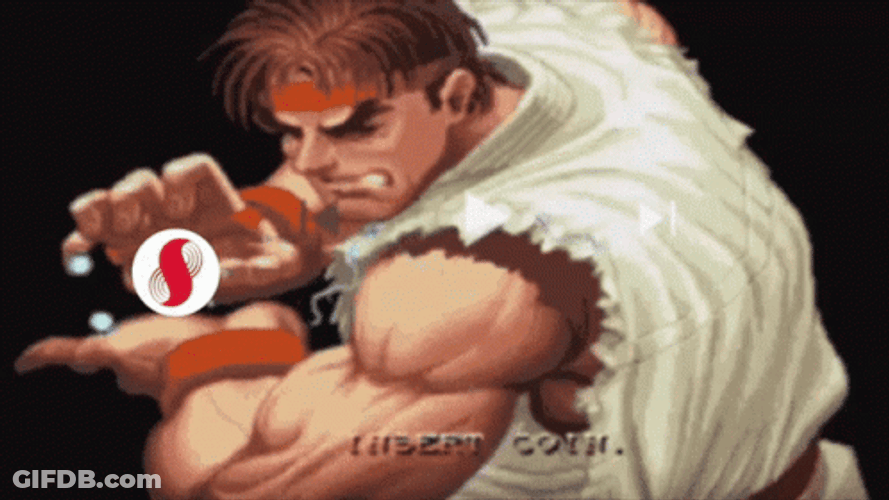 Ryu Hadouken Supra Oracles GIF