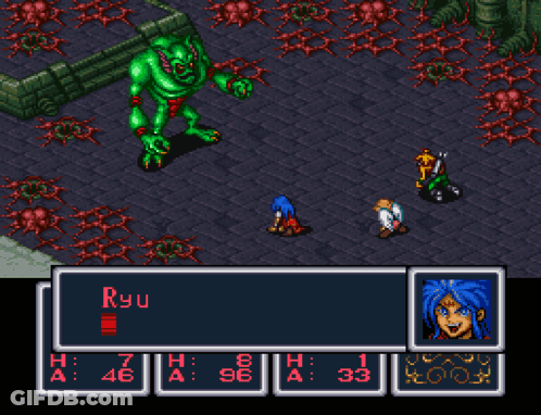 Ryu Talking To Another Character GIF
