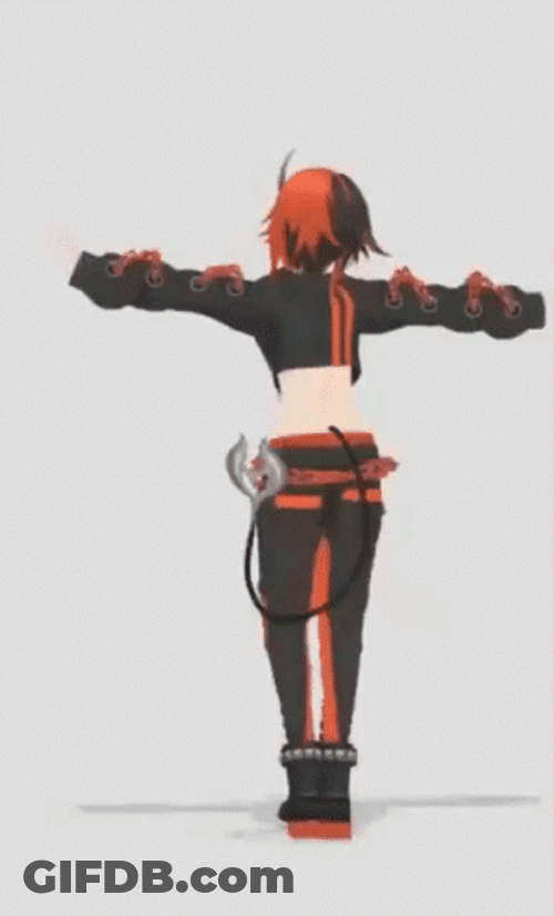 Ryugasaki Rene Wiggle GIF