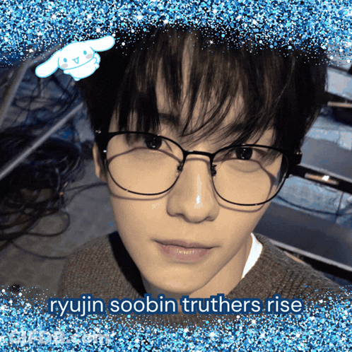 Ryujin Soobin Truthers Rise Person Wearing Glasses GIF