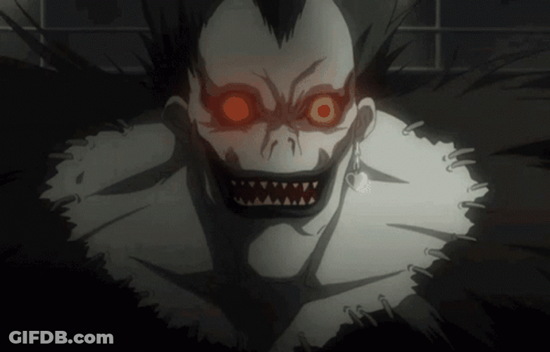 Ryuk Death Note Laughing GIF