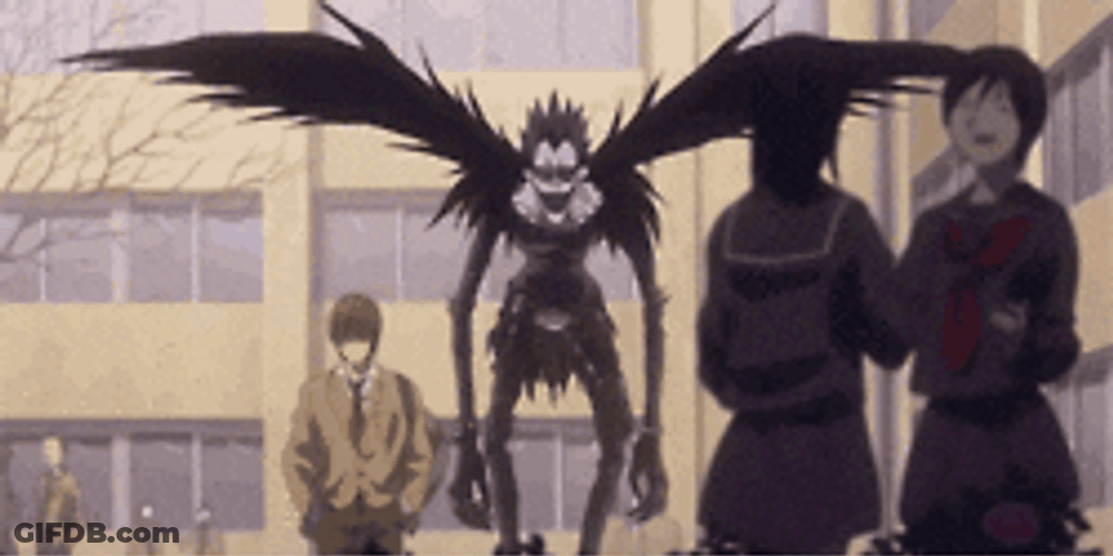 Ryuk Death Note With Yagami GIF