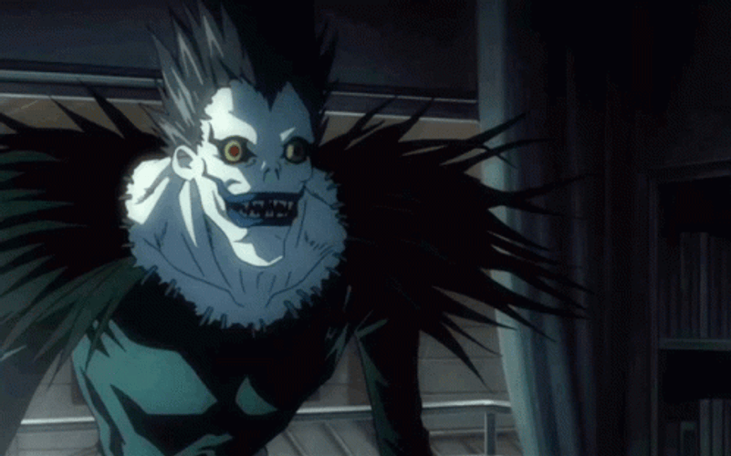 Ryuk Death Note Zooming In GIF