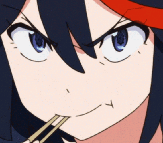 Ryuko Matoi Eating GIF