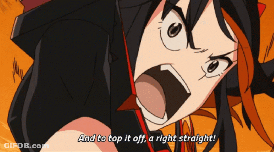 Ryuko Matoi Right Straight GIF