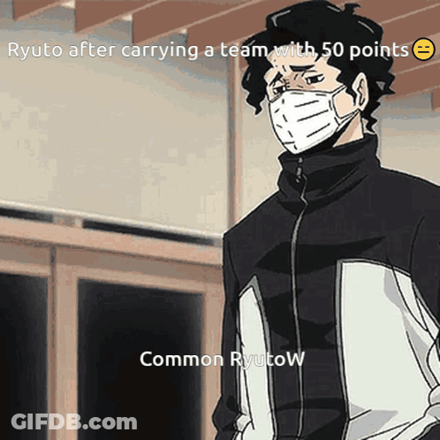 Ryuto After Carrying A Team With 50 Points From Common Ryutow GIF