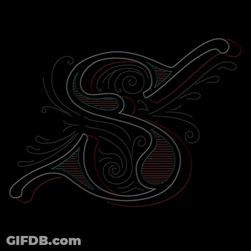 S Kumar Logo Moving Art GIF