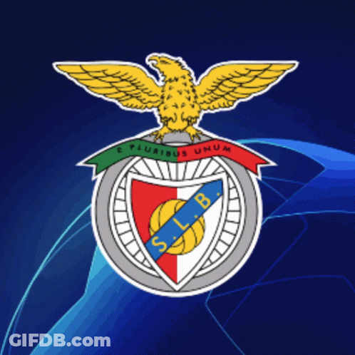 S.L.B. Logo With Eagle And Soccer Ball GIF