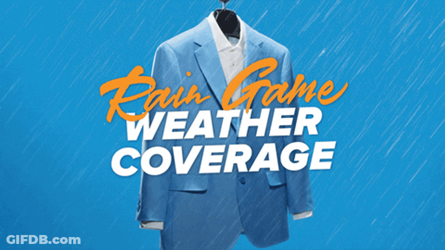 Saban Rain Game Weather Coverage GIF