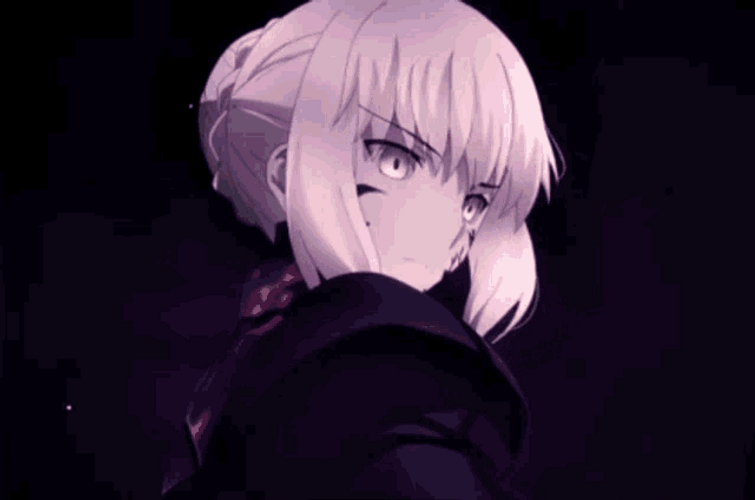 Saber Artoria Pendragon Fate Stay Animation GIF