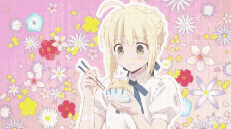 Saber Artoria Pendragon Fate Stay Cute Compilation GIF