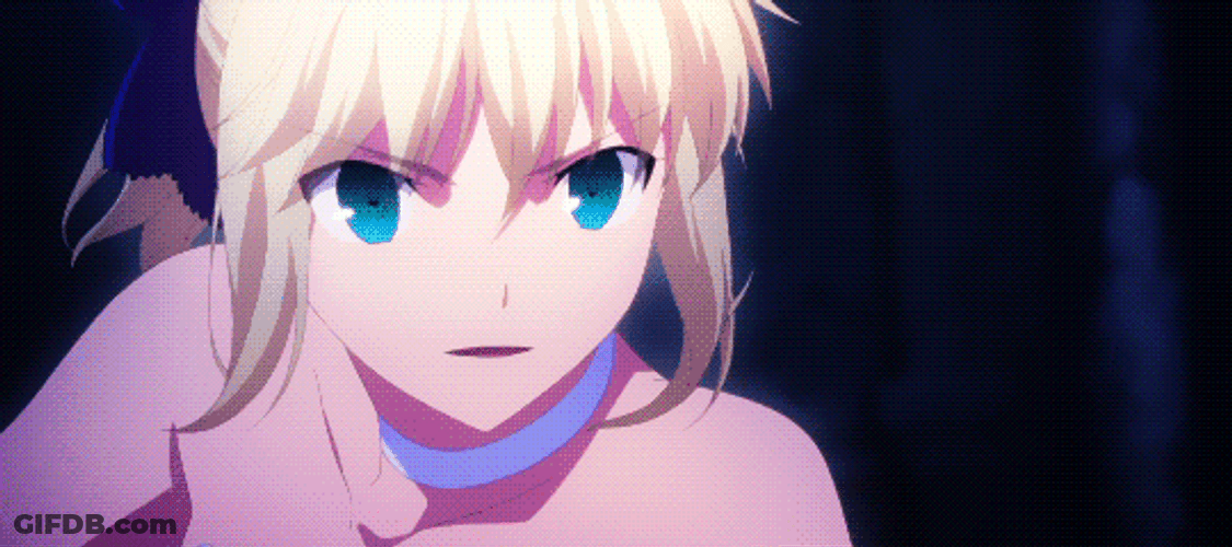 Saber Artoria Pendragon Fate Stay Reaching Out GIF