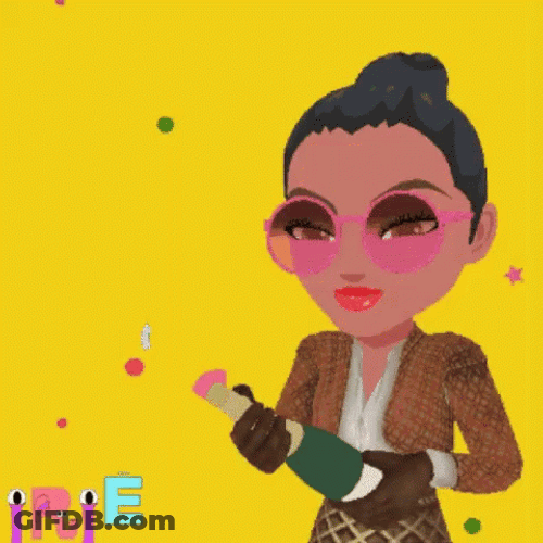 Sabering Happy Birthday Champagne Bottle GIF