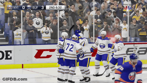 Sabres Vs Islanders Hockey Game GIF