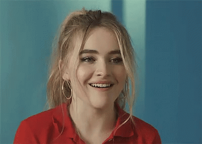 Sabrina Carpenter Cute Chuckle GIF