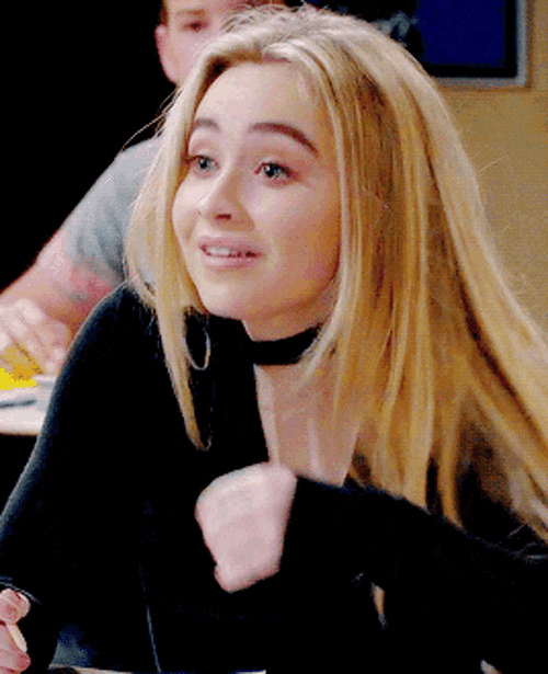 Sabrina Carpenter Happy Face GIF