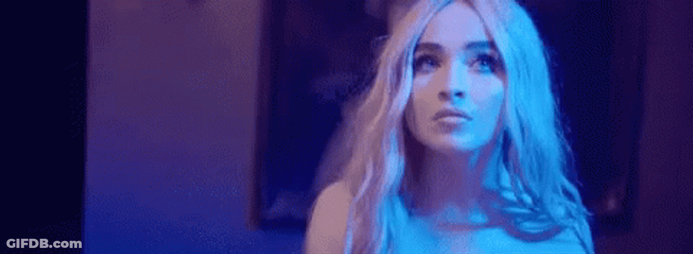 Sabrina Carpenter Looking Around GIF
