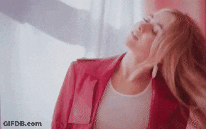 Sabrina Carpenter Waving Her Hair GIF