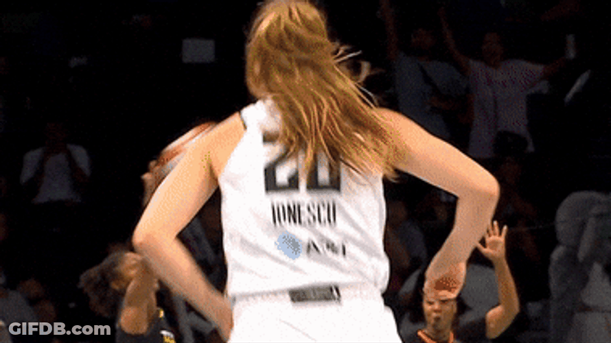 Sabrina Ionescu Screams On Wnba GIF