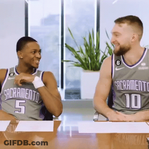 Sacramento Kings High Five GIF