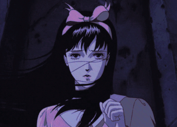 Sad Aesthetic Anime Sayaka Rama GIF