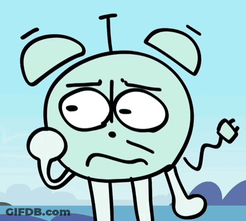 Sad Alarm Clock GIF