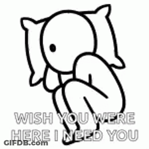 Sad Animation I Need You GIF