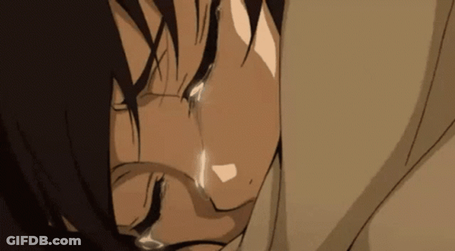 Sad Anime Boy Crying Aesthetic GIF