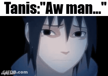 Sad Anime Character Tanis Saying Aw Man GIF