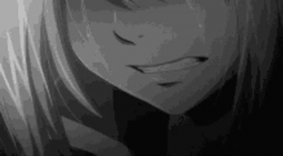 Sad Anime Girl Half Look GIF