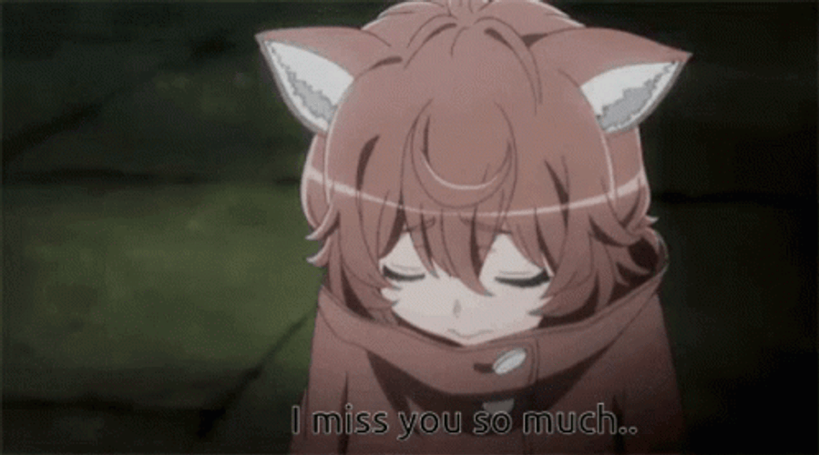 Sad Anime Girl I Miss You GIF