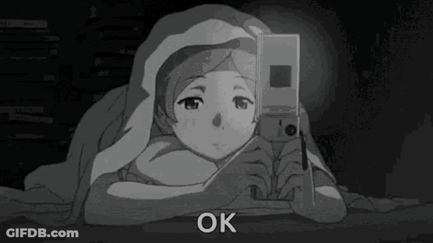 Sad Anime Girl Okay GIF