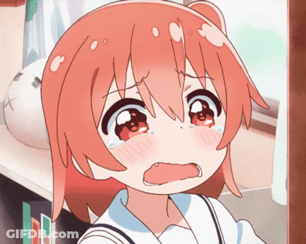 Sad Anime Hinata Hoshino GIF