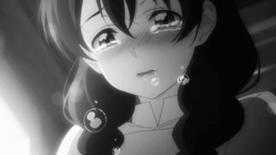 Sad Anime Megumi Tadokoro GIF