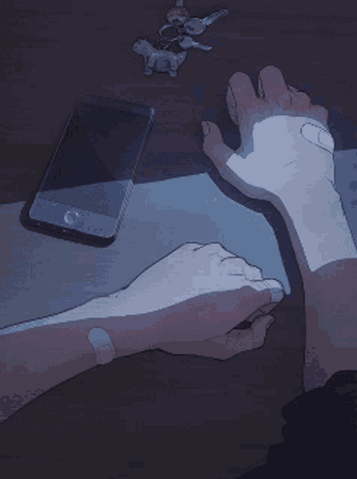 Sad Anime Missed Call GIF