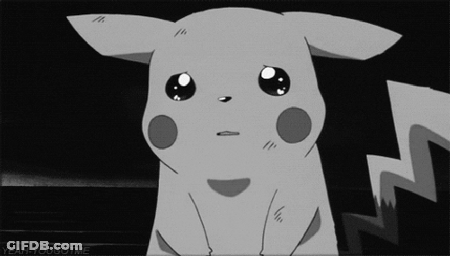 Sad Anime Pokemon Pikachu GIF