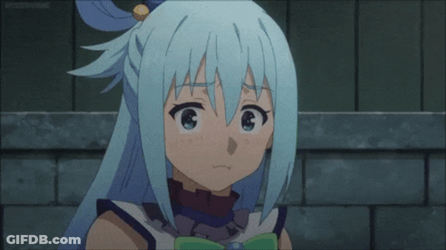 Sad Aqua Cute Sobbing GIF