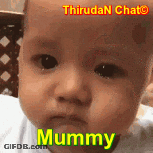 Sad Baby Saying Mummy GIF