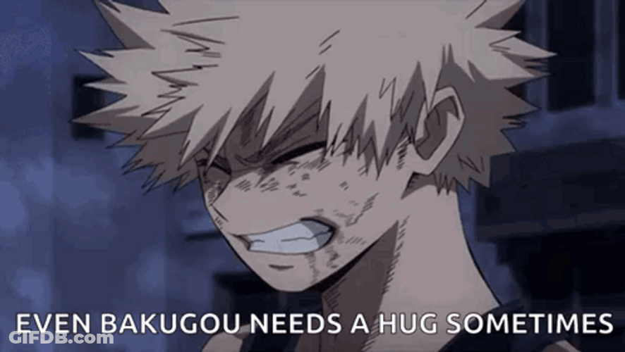 Sad Bakugo Needs Hug Sometimes GIF