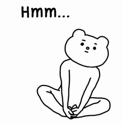 Sad Bear Betakkuma Hmm GIF