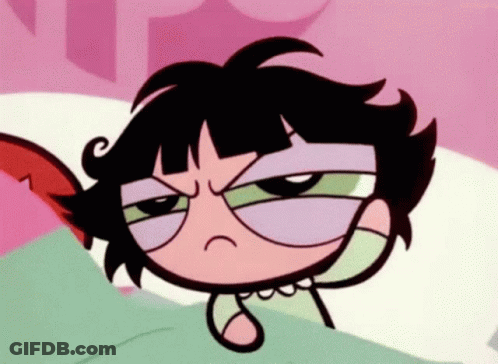 Sad Buttercup Powerpuff Girls In Bed GIF
