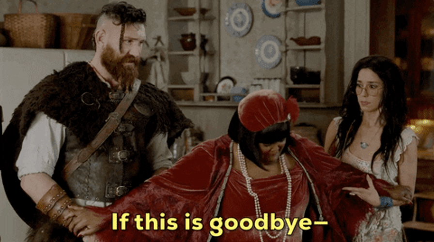 Sad Bye Melodramatic Chubby Black Lady GIF