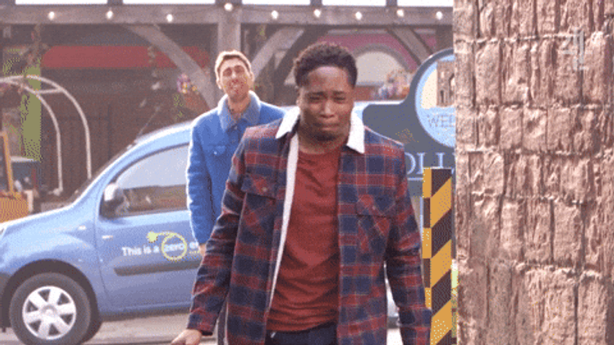 Sad Bye Mitchell Drinkwell Crying Walking Away GIF