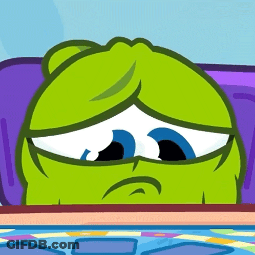 Sad Cartoon Character GIF