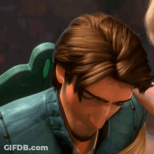 Sad Cartoon Character Close Up GIF