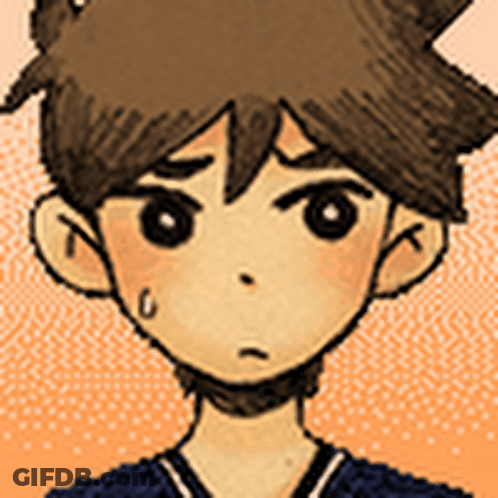 Sad Cartoon Character Close Up GIF