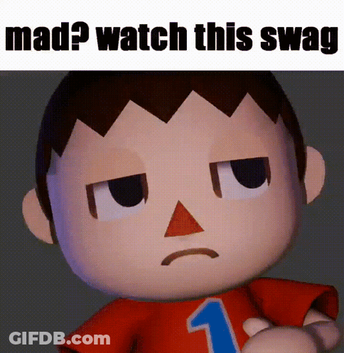 Sad Cartoon Character Mad Watch This Swag GIF