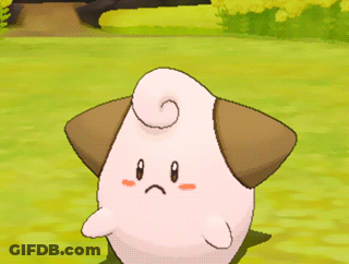 Sad Cartoon Character Standing In Field GIF